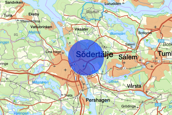 Moraberg 08 april 03.42, Brand, Södertälje