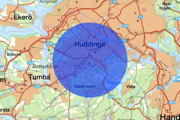 Huddinge 08 april 23.37, Mord/dråp, försök, Huddinge