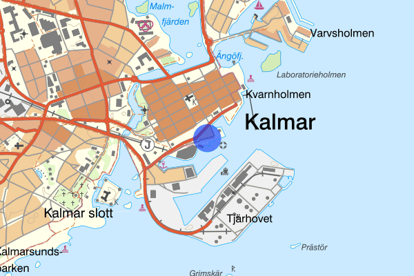 Skeppsbron 11 april 02.24, Brand, Kalmar