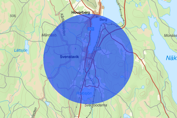 Svenstavik 11 april 12.04, Trafikkontroll, Berg