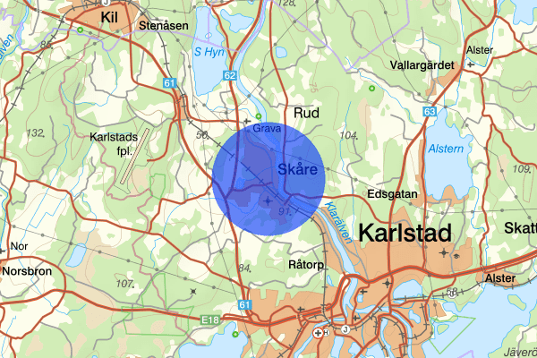 Skåre 15 april 16.55, Olovlig körning, Karlstad