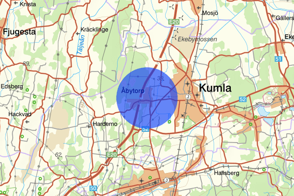 Åbytorp 18 april 15.49, Trafikolycka, Kumla