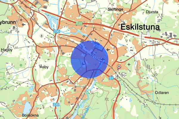 Nyfors 18 april 21.55, Trafikolycka, Eskilstuna