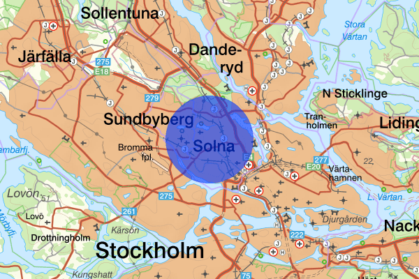 Råsunda 19 april 19.01, Brand, Solna