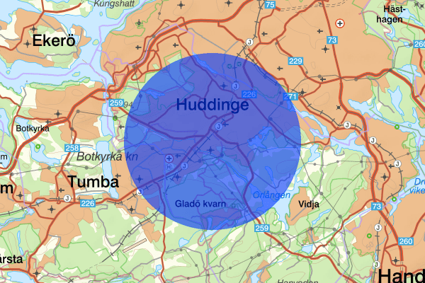 Huddinge 22 april 18.43, Stöld, försök, Huddinge