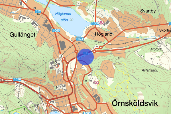 Hästmarksvägen 23 april 15.52, Trafikkontroll, Örnsköldsvik