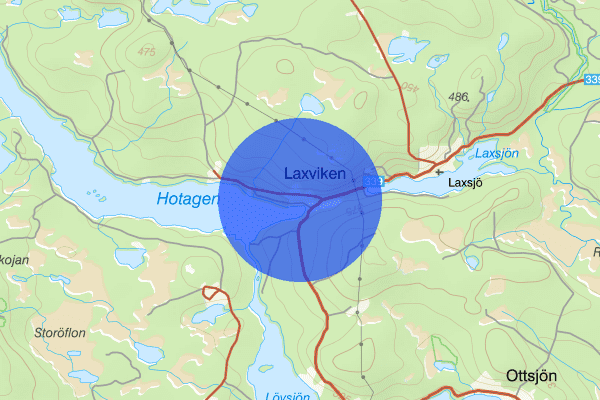 Laxviken 26 april 15.46, Trafikolycka, vilt, Krokom