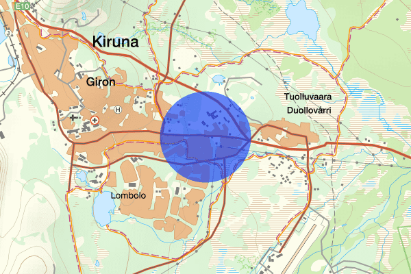 Malmvägen 03 maj 15.17, Olovlig körning, Kiruna