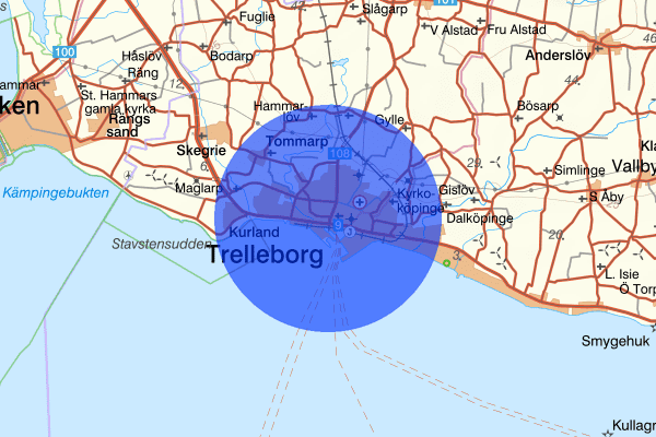 Trelleborg 04 maj 00.20, Misshandel, Trelleborg