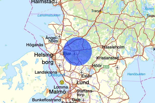  04 maj 02.41, Misshandel, Klippan