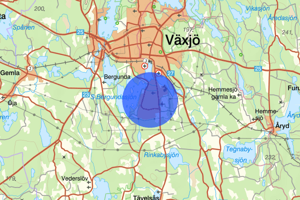 Teleborg 05 maj 02.47, Misshandel, Växjö