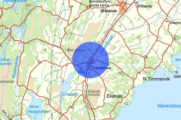 Frändefors 05 maj 11.38, Brand, Vänersborg