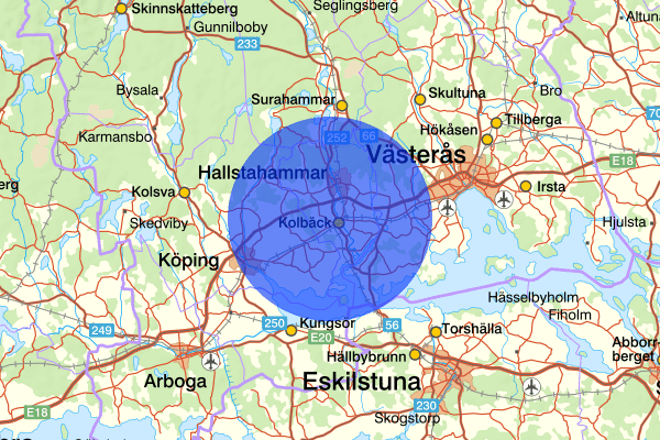  07 maj 07.56, Trafikolycka, Hallstahammar