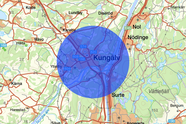 Kungälv 08 maj 08.15, Trafikolycka, Kungälv