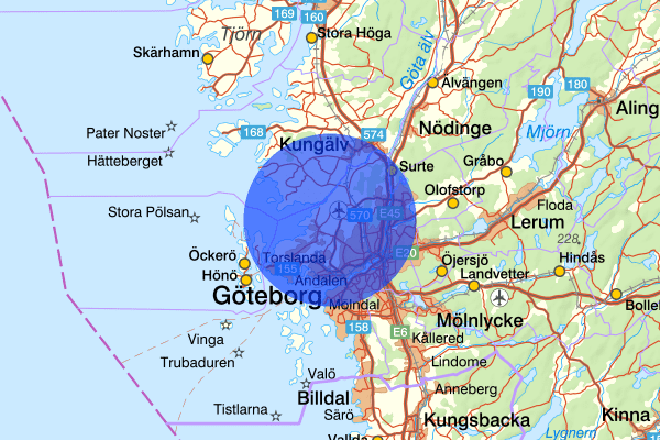 Hisingen 09 maj 10.45, Farligt föremål, misstänkt, Västra Götalands län