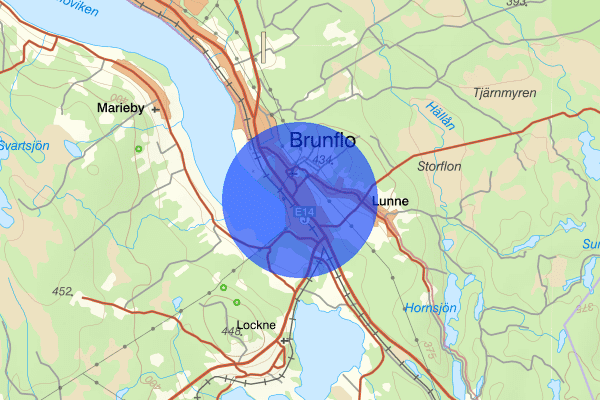 Brunflo 10 maj 07.53, Sammanfattning natt, Jämtlands län