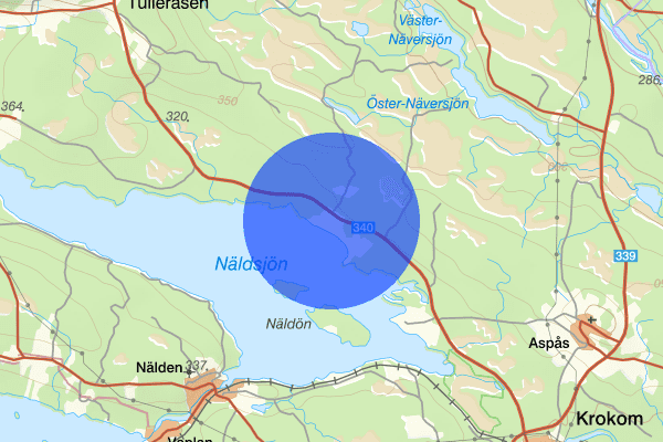 Nordannälden 10 maj 22.52, Trafikolycka, Krokom