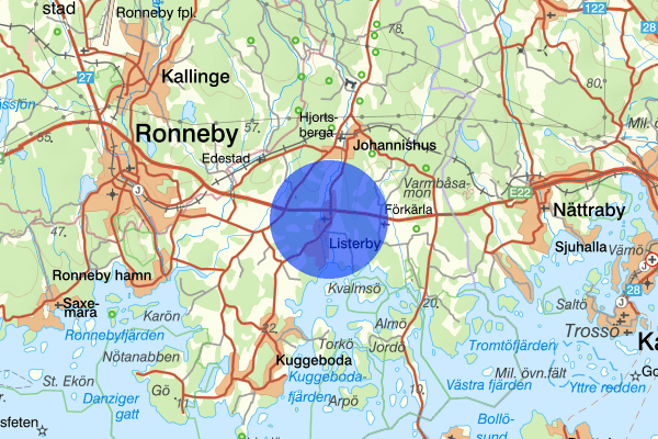 Listerby 12 maj 04.00, Trafikbrott, Ronneby