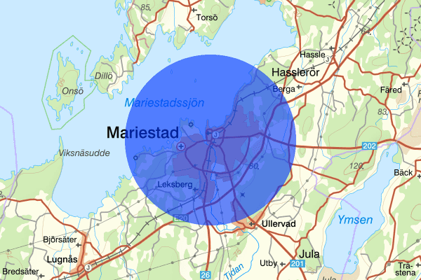 Mariestad 12 maj 06.42, Rattfylleri, Mariestad