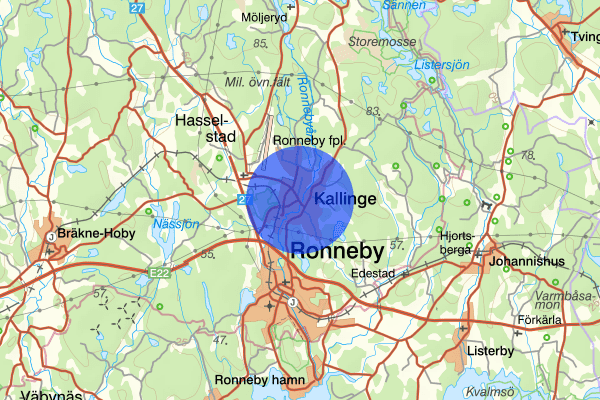 Kallinge 13 maj 03.10, Trafikolycka, Ronneby