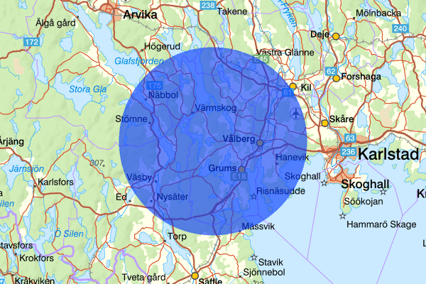  13 maj 07.20, Sammanfattning natt, Värmlands län