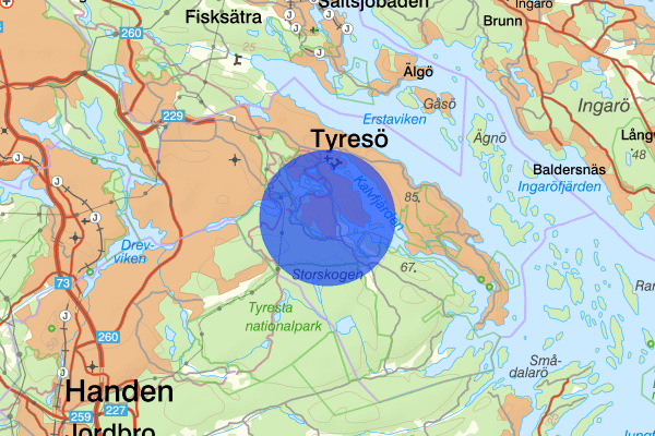 Raksta 14 maj 10.49, Brand, Tyresö