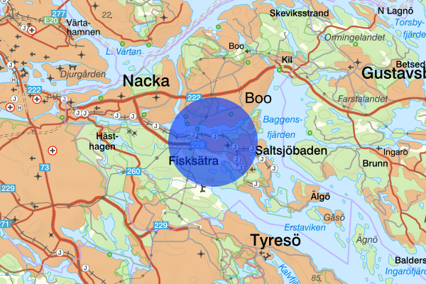 Fisksätra 17 maj 07.15, Räddningsinsats, Nacka