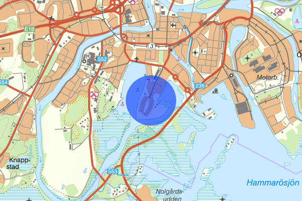 Orrholmen 17 maj 15.33, Trafikolycka, Karlstad