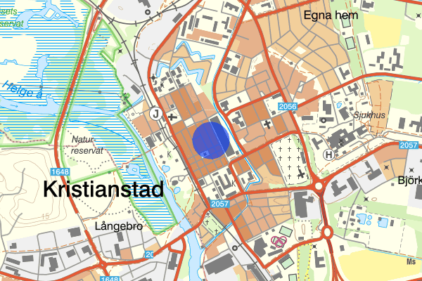 Östra Vallgatan 18 maj 02.33, Misshandel, Kristianstad