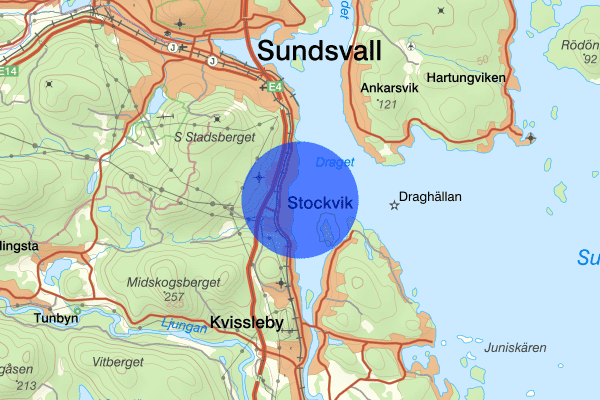 Bredsand 18 maj 08.49, Brand, Sundsvall