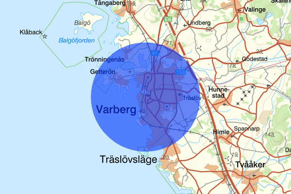 Varberg 18 maj 15.47, Räddningsinsats, Varberg