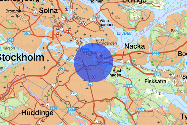 Södra Hammarbyhamnen 20 maj 21.15, Anträffad död, Stockholm