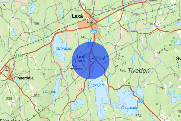 Röfors 21 maj 17.40, Brand, Laxå