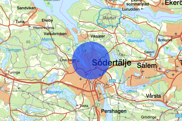 Brunnsäng 22 maj 08.46, Kontroll person/fordon, Södertälje