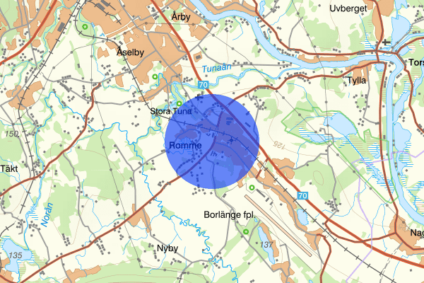 Romme 22 maj 21.27, Trafikolycka, Borlänge