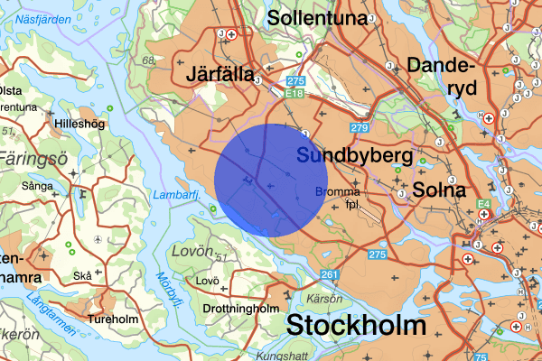 Vällingby 23 maj 00.30, Farligt föremål, misstänkt, Stockholm