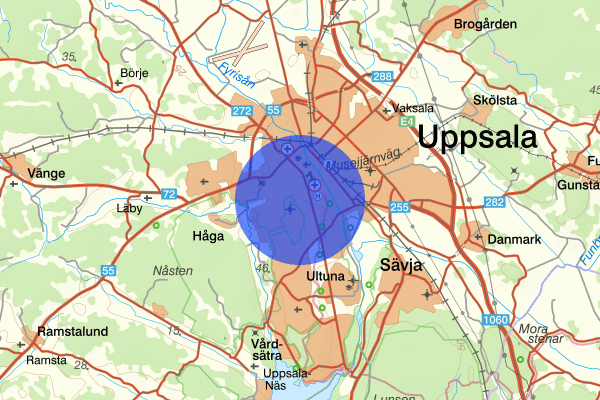 Kåbo 23 maj 05.50, Skadegörelse, Uppsala