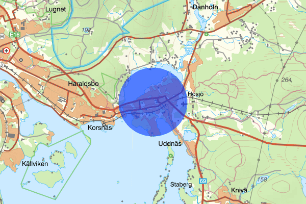 Hosjö 23 maj 16.53, Trafikolycka, personskada, Falun