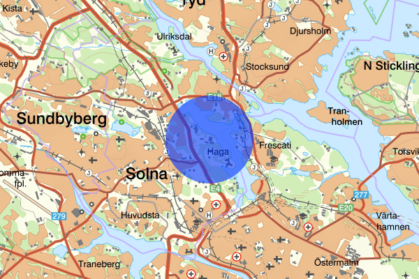 Frösundavik 24 maj 06.43, Trafikolycka, personskada, Solna