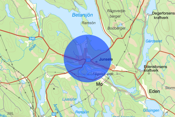 Junsele 25 maj 07.58, Trafikolycka, vilt, Sollefteå