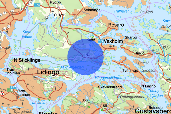 Bogesund 25 maj 10.05, Misshandel, Vaxholm