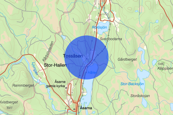 Brånan 26 maj 10.45, Trafikolycka, vilt, Berg