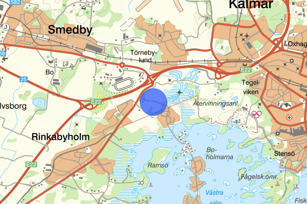 Boholmsvägen 26 maj 17.37, Räddningsinsats, Kalmar