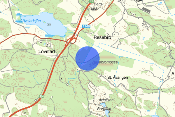 Norra Östergötlands Järnvägar 27 maj 07.57, Sammanfattning natt, Östergötlands län