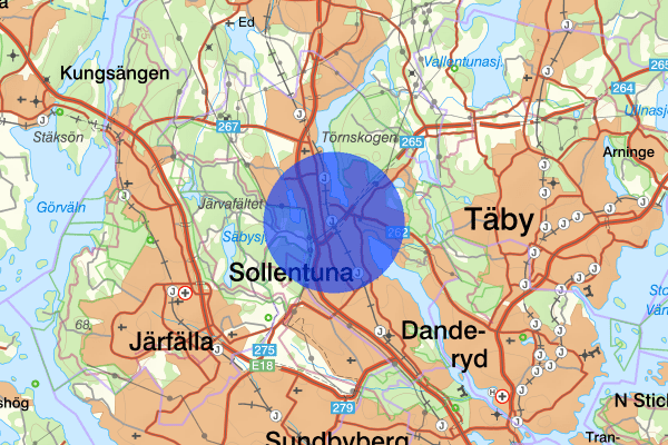 Häggvik 27 maj 08.05, Trafikolycka, personskada, Sollentuna