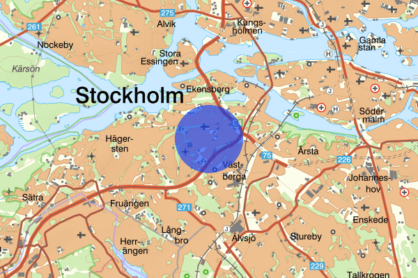 Midsommarkransen 27 maj 16.52, Misshandel, Stockholm