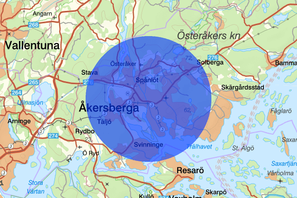 Åkersberga 28 maj 13.38, Räddningsinsats, Österåker