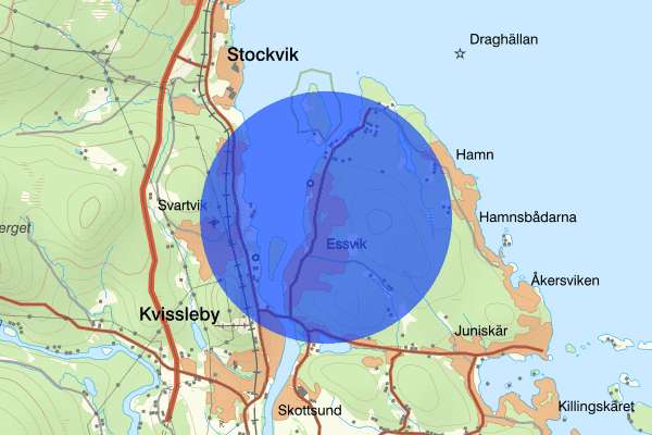 Essvik 29 maj 09.17, Trafikolycka, vilt, Sundsvall