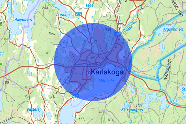 Karlskoga 29 maj 19.59, Brand, Karlskoga