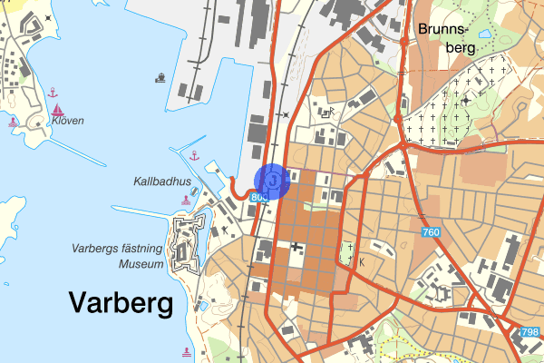 Varbergs station 30 maj 15.48, Våld/hot mot tjänsteman, Varberg